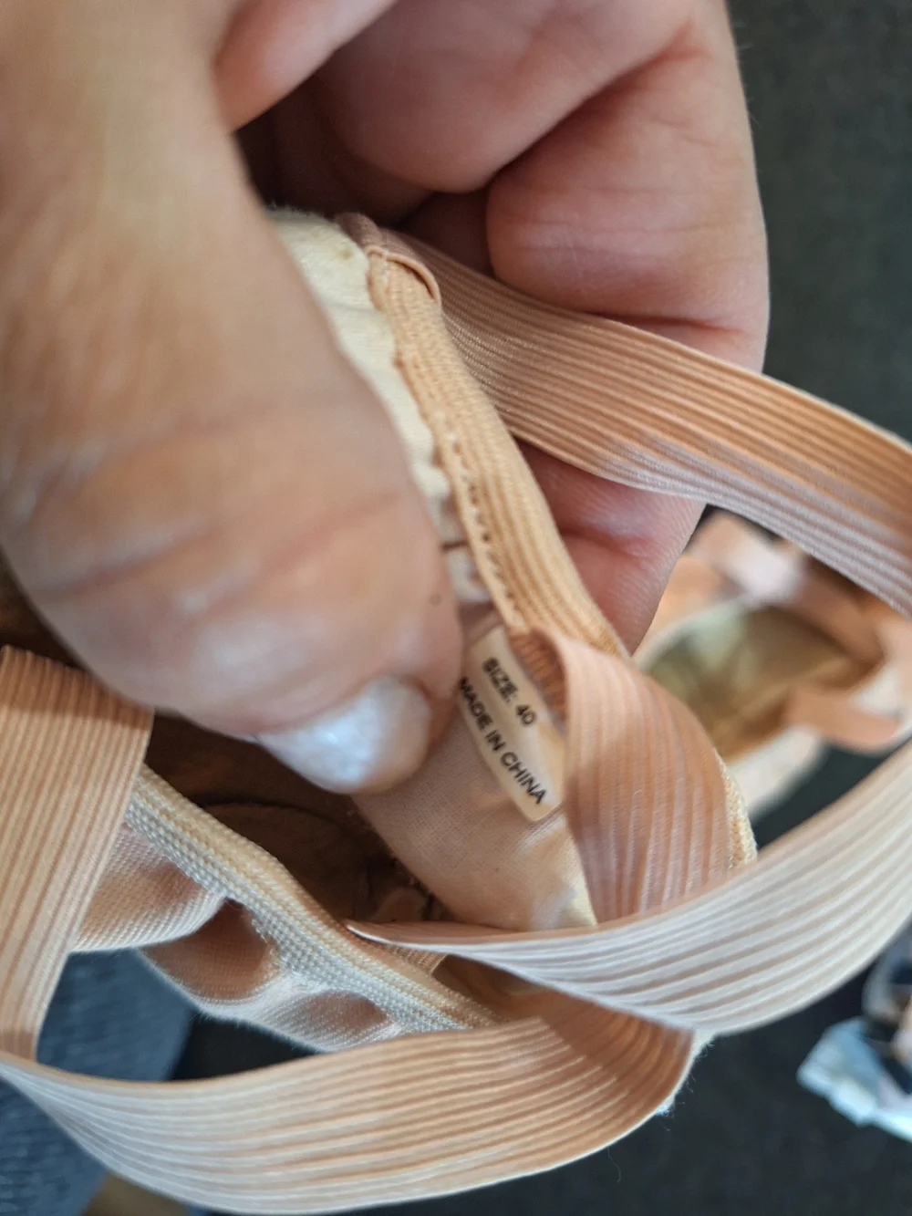 Kids Pink Ballet Slippers with Elastic Strap - Theatricals Style